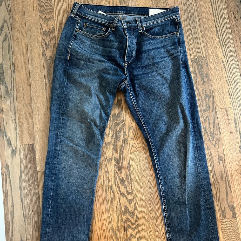 Rag & Bone Dark Blue Straight Jeans